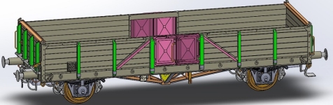 Exact-Train EX20326 - H0 - Offene Güterwagen Linz, NMBS, Ep. III